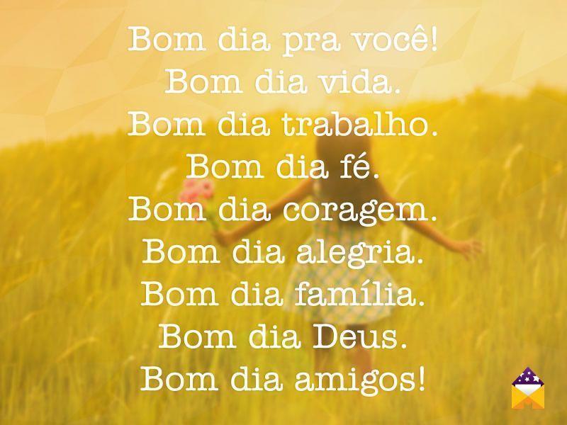 Bom dia! - Magia das Mensagens