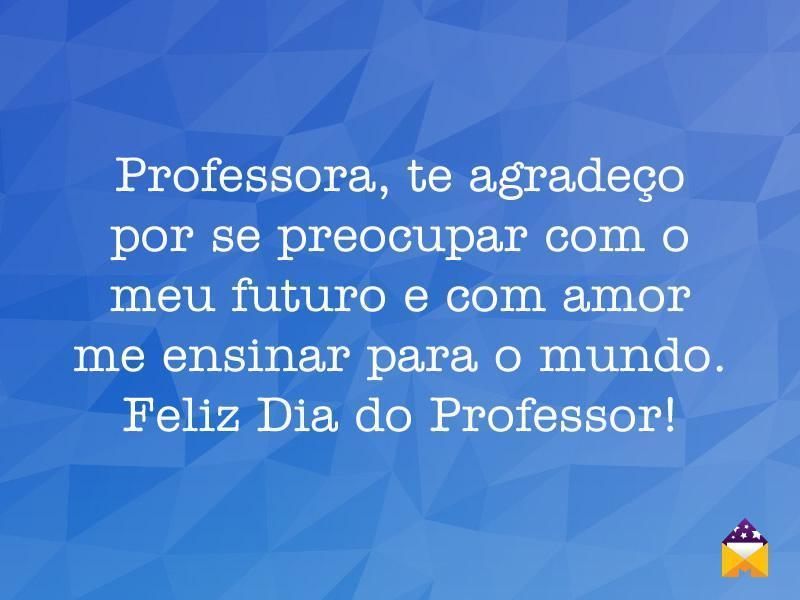 Professora, te agradeço - Magia das Mensagens